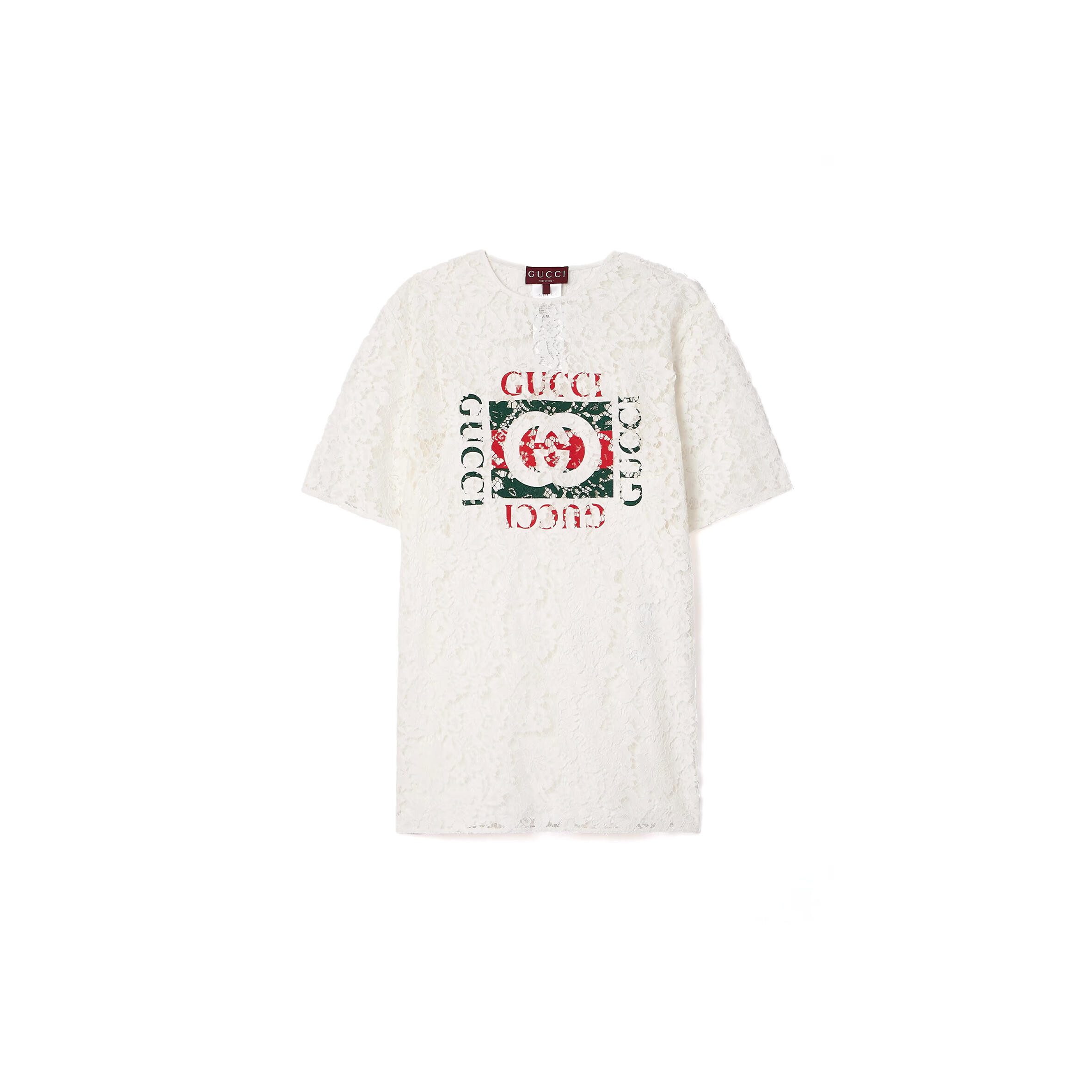 Gvc*1 printed corded lace t-shirt 788990